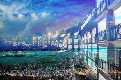 Hotel Resort Photo Montage 01 - Royalty-Free Stock Images
