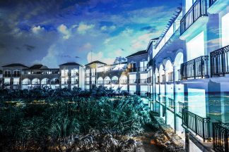 Hotel Resort Photo Montage 03 - Royalty-Free Stock Images