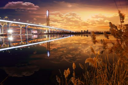 New Champlain Bridge in Montreal City - Royalty-Free Stock Images