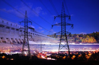 Electric Dam 01 - Royalty-Free Stock Images