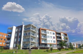 Contemporary Apartment Building - Royalty-Free Stock Images
