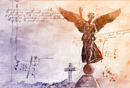 Montreal City Angel Statue - Royalty-Free Stock Images