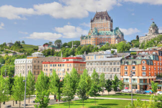 Historic Old Quebec City District - Royalty-Free Stock Images