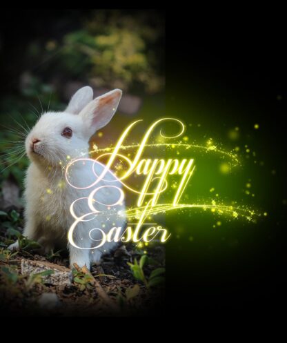 Cute Happy Easter Bunny - Royalty-Free Stock Images