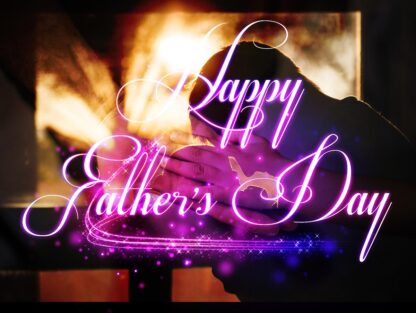 Happy Father's Day Purple - Royalty-Free Stock Images