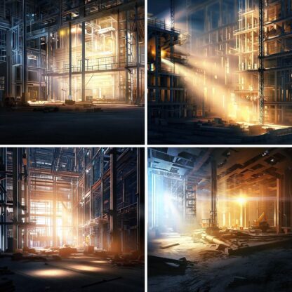AI Construction Site Interior