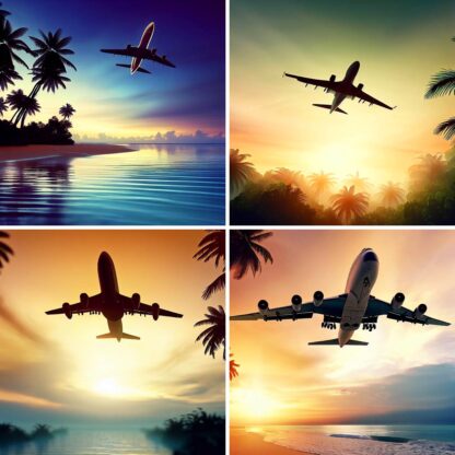 AI Holiday Air Travel Images