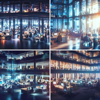 AI Modern Large Office Images