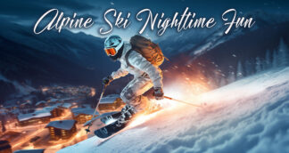 Alpine Ski Nighttime Fun
