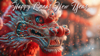 Happy Lunar New Year - Dragon's Head